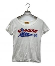 Hysteric Glamour（ヒステリックグラマー）の古着「SPEEDSTER チビTシャツ」｜ホワイト