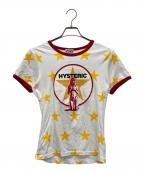Hysteric Glamourヒステリックグラマー）の古着「HYS STAR チビTシャツ」｜ホワイト