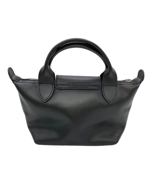 LONGCHAMP（ロンシャン）LONGCHAMP (ロンシャン) 2WAYレザーショルダーバッグ ブラック サイズ:なしの古着・服飾アイテム