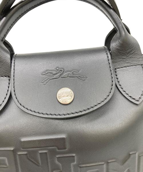LONGCHAMP（ロンシャン）LONGCHAMP (ロンシャン) 2WAYレザーショルダーバッグ ブラック サイズ:なしの古着・服飾アイテム