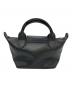 LONGCHAMP (ロンシャン) 2WAYレザーショルダーバッグ ブラック サイズ:なし：11000円