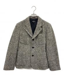 tricot COMME des GARCONS（トリココムデギャルソン）の古着「3Bツイードテーラードジャケット」｜グレー