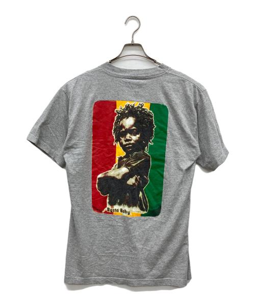 jamaican style（ジャマイカンスタイル）jamaican style (ジャマイカンスタイル) 両面プリントTシャツ グレー サイズ:Ｌの古着・服飾アイテム