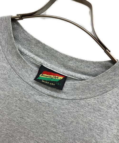 jamaican style（ジャマイカンスタイル）jamaican style (ジャマイカンスタイル) 両面プリントTシャツ グレー サイズ:Ｌの古着・服飾アイテム