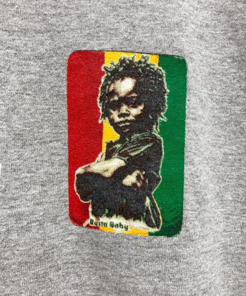 jamaican style（ジャマイカンスタイル）jamaican style (ジャマイカンスタイル) 両面プリントTシャツ グレー サイズ:Ｌの古着・服飾アイテム