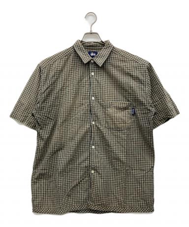 中古・古着通販】stussy (ステューシー) 半袖チェックシャツ マルチ