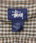 中古・古着 stussy (ステューシー) 半袖チェックシャツ マルチカラー サイズ:Ｌ：10000円