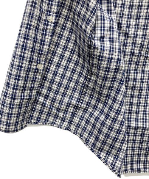 stussy（ステューシー）stussy (ステューシー) 半袖チェックシャツ ネイビー サイズ:Ｍの古着・服飾アイテム