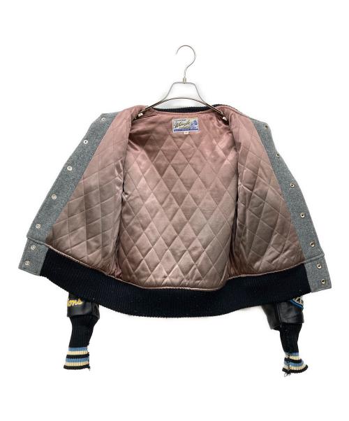 whitesville（ホワイツビル）WHITESVILLE (ホワイツビル) フルデコアワードジャケット グレー サイズ:36の古着・服飾アイテム