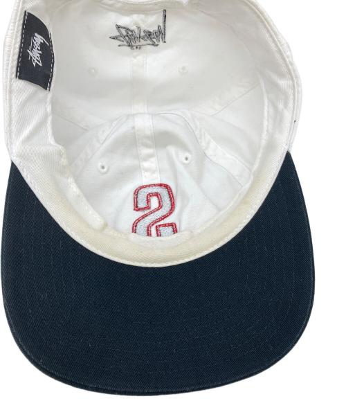 stussy（ステューシー）stussy (ステューシー) キャップ ホワイト サイズ:なしの古着・服飾アイテム