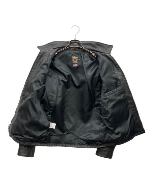 Schott（ショット）Schott (ショット) 103US レザートラッカージャケット ブラック サイズ:40の古着・服飾アイテム