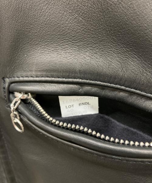 Schott（ショット）Schott (ショット) 103US レザートラッカージャケット ブラック サイズ:40の古着・服飾アイテム