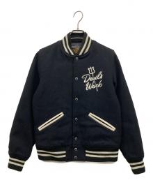 Hysteric Glamour（ヒステリックグラマー）の古着「INC刺繍スタジャン」｜ブラック