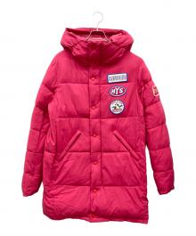 Hysteric Glamour（ヒステリックグラマー）の古着「ロゴワッペン中綿コート」｜ピンク