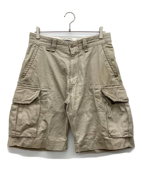 POLO RALPH LAUREN（ポロ・ラルフローレン）POLO RALPH LAUREN (ポロ・ラルフローレン) ハーフカーゴパンツ ベージュ サイズ:31の古着・服飾アイテム