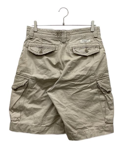 POLO RALPH LAUREN（ポロ・ラルフローレン）POLO RALPH LAUREN (ポロ・ラルフローレン) ハーフカーゴパンツ ベージュ サイズ:31の古着・服飾アイテム