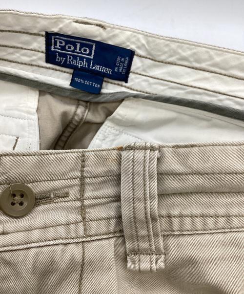 POLO RALPH LAUREN（ポロ・ラルフローレン）POLO RALPH LAUREN (ポロ・ラルフローレン) ハーフカーゴパンツ ベージュ サイズ:31の古着・服飾アイテム