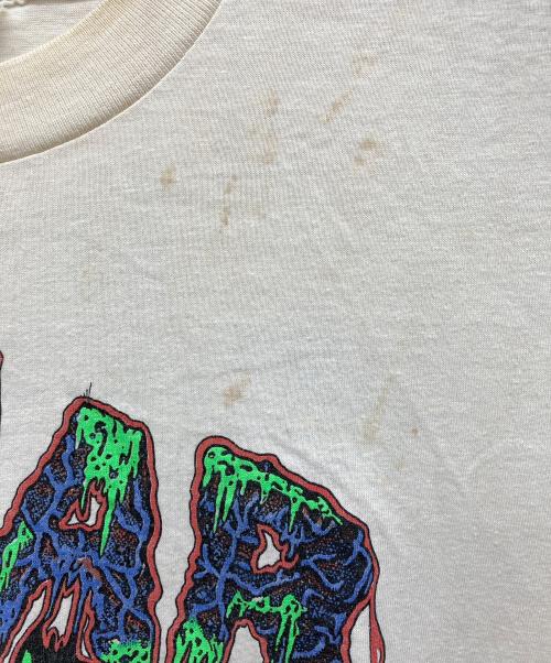 GWAR（グワァー）GWAR (グワァー) メタルプリントTシャツ ホワイト サイズ:LARGEの古着・服飾アイテム