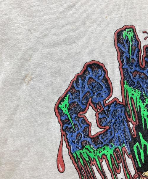 GWAR（グワァー）GWAR (グワァー) メタルプリントTシャツ ホワイト サイズ:LARGEの古着・服飾アイテム