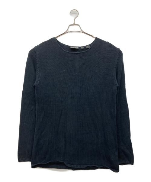 DKNY（ダナキャランニューヨーク）DKNY (ダナキャランニューヨーク) コットンニット ブラック サイズ:Mの古着・服飾アイテム