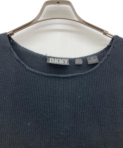 DKNY（ダナキャランニューヨーク）DKNY (ダナキャランニューヨーク) コットンニット ブラック サイズ:Mの古着・服飾アイテム