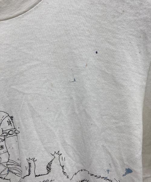 USED（ユーズド）USED (ユーズド) プリントTシャツ ホワイト サイズ:不明の古着・服飾アイテム