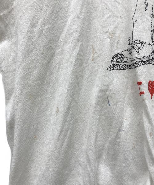 USED（ユーズド）USED (ユーズド) プリントTシャツ ホワイト サイズ:不明の古着・服飾アイテム