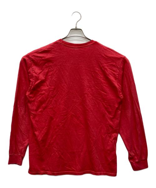 NIRVANA（ニルヴァーナ）NIRVANA (ニルヴァーナ) 長袖Tシャツ レッド サイズ:Mの古着・服飾アイテム