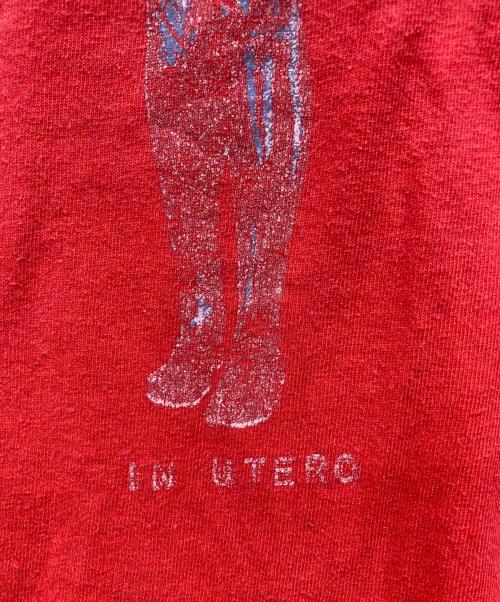NIRVANA（ニルヴァーナ）NIRVANA (ニルヴァーナ) 長袖Tシャツ レッド サイズ:Mの古着・服飾アイテム