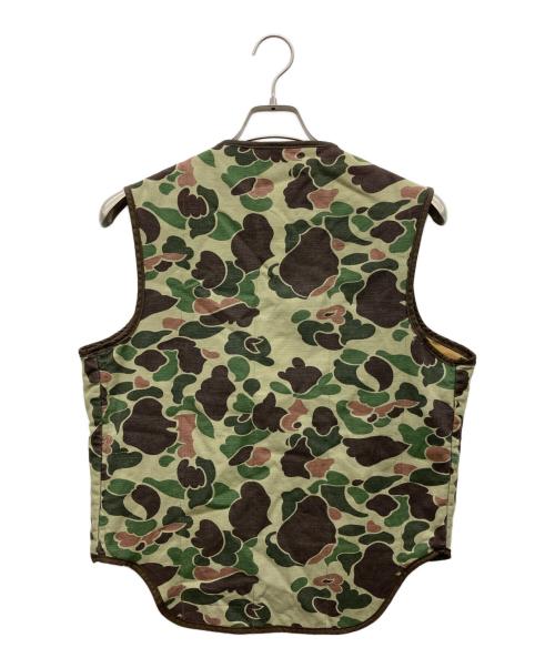 USED（ユーズド）USED (ユーズド) カモフラ柄ベスト カーキ サイズ:不明の古着・服飾アイテム