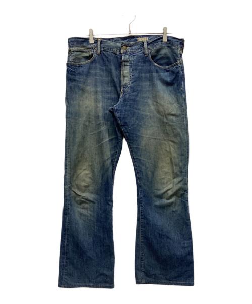 POLO RALPH LAUREN（ポロ・ラルフローレン）POLO RALPH LAUREN (ポロ・ラルフローレン) ブーツカットボタンフライデニムパンツ インディゴ サイズ:36×32の古着・服飾アイテム