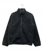 stussyステューシー）の古着「フリースジャケット」｜ブラック