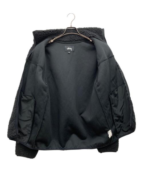 stussy（ステューシー）stussy (ステューシー) フリースジャケット ブラック サイズ:Mの古着・服飾アイテム