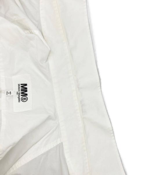 MM6 Maison Margiela（エムエムシックスメゾンマルジェラ）MM6 Maison Margiela (エムエムシックスメゾンマルジェラ) Label Declaration Shirt ホワイト サイズ:36の古着・服飾アイテム