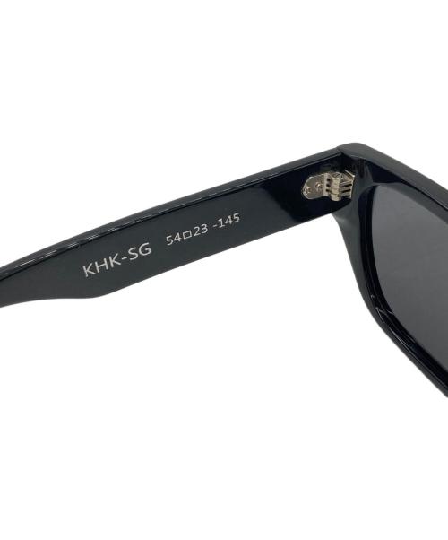 Kimhekim（キムヘキム）KIMHEKIM (キムヘキム) PEARL TEAR CAT-EYE SUNGLASSES ブラック サイズ:54□23-145の古着・服飾アイテム