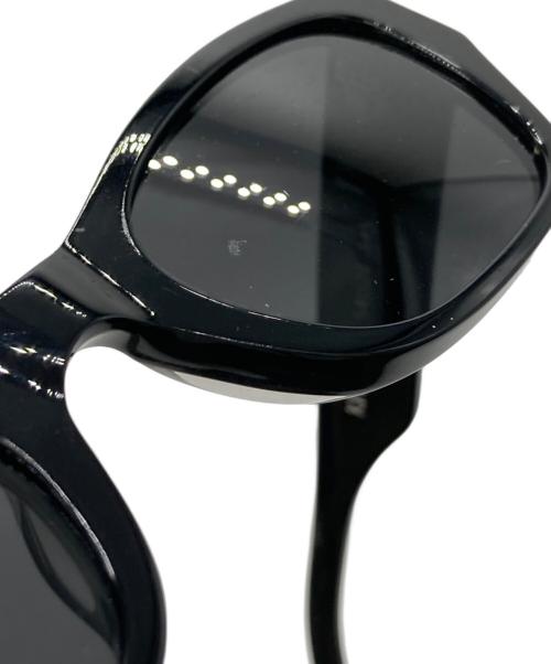 Kimhekim（キムヘキム）KIMHEKIM (キムヘキム) PEARL TEAR CAT-EYE SUNGLASSES ブラック サイズ:54□23-145の古着・服飾アイテム