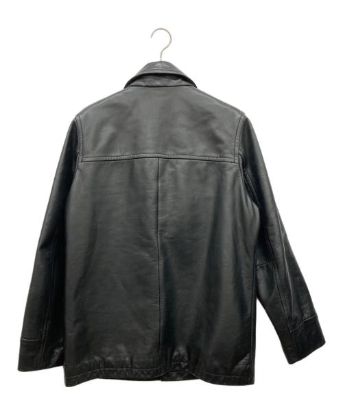 GAP（ギャップ）GAP (ギャップ) レザーカーコート ブラック サイズ:XSの古着・服飾アイテム