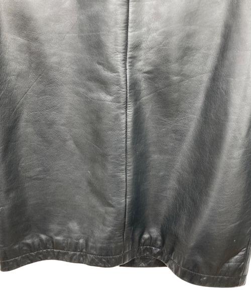 GAP（ギャップ）GAP (ギャップ) レザーカーコート ブラック サイズ:XSの古着・服飾アイテム
