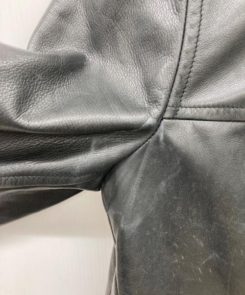 GAP（ギャップ）GAP (ギャップ) レザーカーコート ブラック サイズ:XSの古着・服飾アイテム