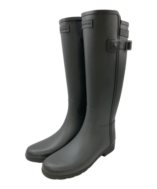 HUNTER（ハンター）HUNTER (ハンター) Refined Slim Fit Tall Contrast Boot ブラック サイズ:US7の古着・服飾アイテム