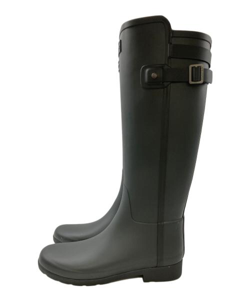 HUNTER（ハンター）HUNTER (ハンター) Refined Slim Fit Tall Contrast Boot ブラック サイズ:US7の古着・服飾アイテム