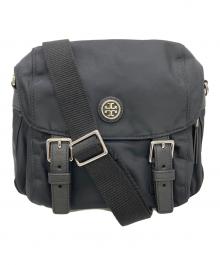 TORY BURCH（トリーバーチ）の古着「VIRGINIA SM MESSENGER」｜ブラック