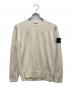 STONE ISLAND（ストーンアイランド）の古着「クルーネックラムウールニット」｜アイボリー