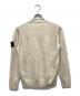 STONE ISLAND (ストーンアイランド) クルーネックラムウールニット アイボリー サイズ:Ｍ：20000円