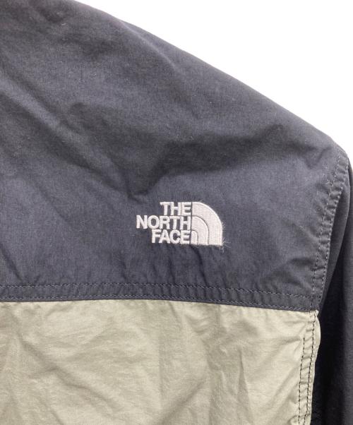 THE NORTH FACE（ザ ノース フェイス）THE NORTH FACE (ザ ノース フェイス) L/S Nuptse Shirt ブラック×カーキ サイズ:Mの古着・服飾アイテム