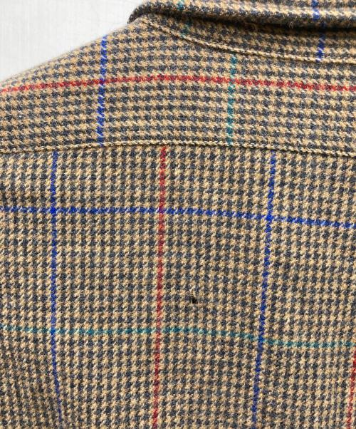 PENDLETON（ペンドルトン）PENDLETON (ペンドルトン) 70s ウールシャツ ブラウン サイズ:XLの古着・服飾アイテム