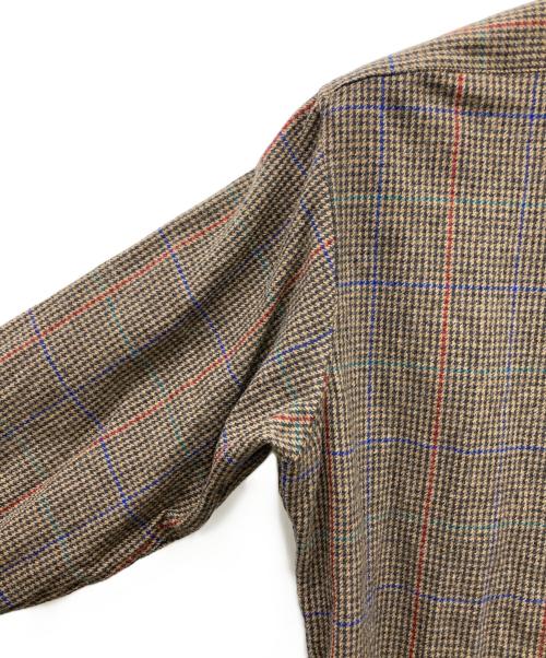 PENDLETON（ペンドルトン）PENDLETON (ペンドルトン) 70s ウールシャツ ブラウン サイズ:XLの古着・服飾アイテム