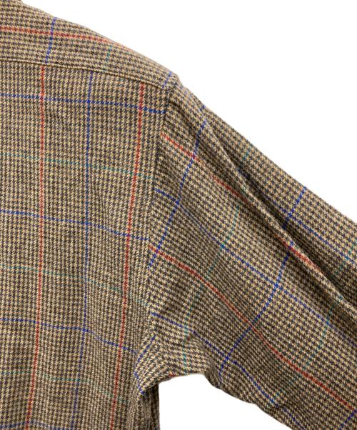 PENDLETON（ペンドルトン）PENDLETON (ペンドルトン) 70s ウールシャツ ブラウン サイズ:XLの古着・服飾アイテム