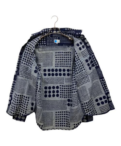 JAPAN BLUE JEANS（ジャパンブルージーンズ）JAPAN BLUE JEANS (ジャパンブルージーンズ) ドットワークシャツ ネイビー サイズ:Mの古着・服飾アイテム