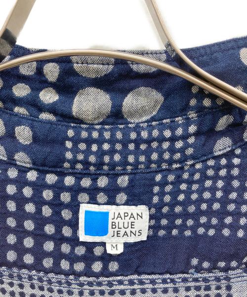 JAPAN BLUE JEANS（ジャパンブルージーンズ）JAPAN BLUE JEANS (ジャパンブルージーンズ) ドットワークシャツ ネイビー サイズ:Mの古着・服飾アイテム